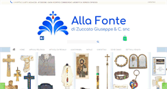 Desktop Screenshot of allafonteartesacra.com