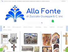 Tablet Screenshot of allafonteartesacra.com
